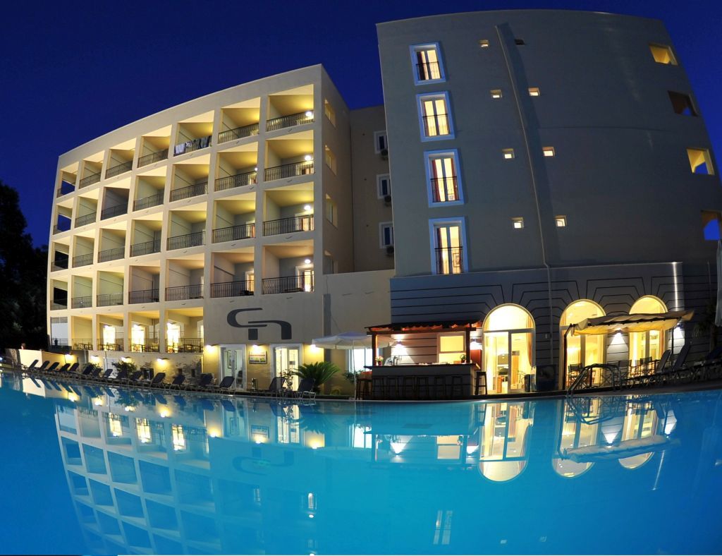 Corfu Hellinis Hotel Kanoni  Exterior foto